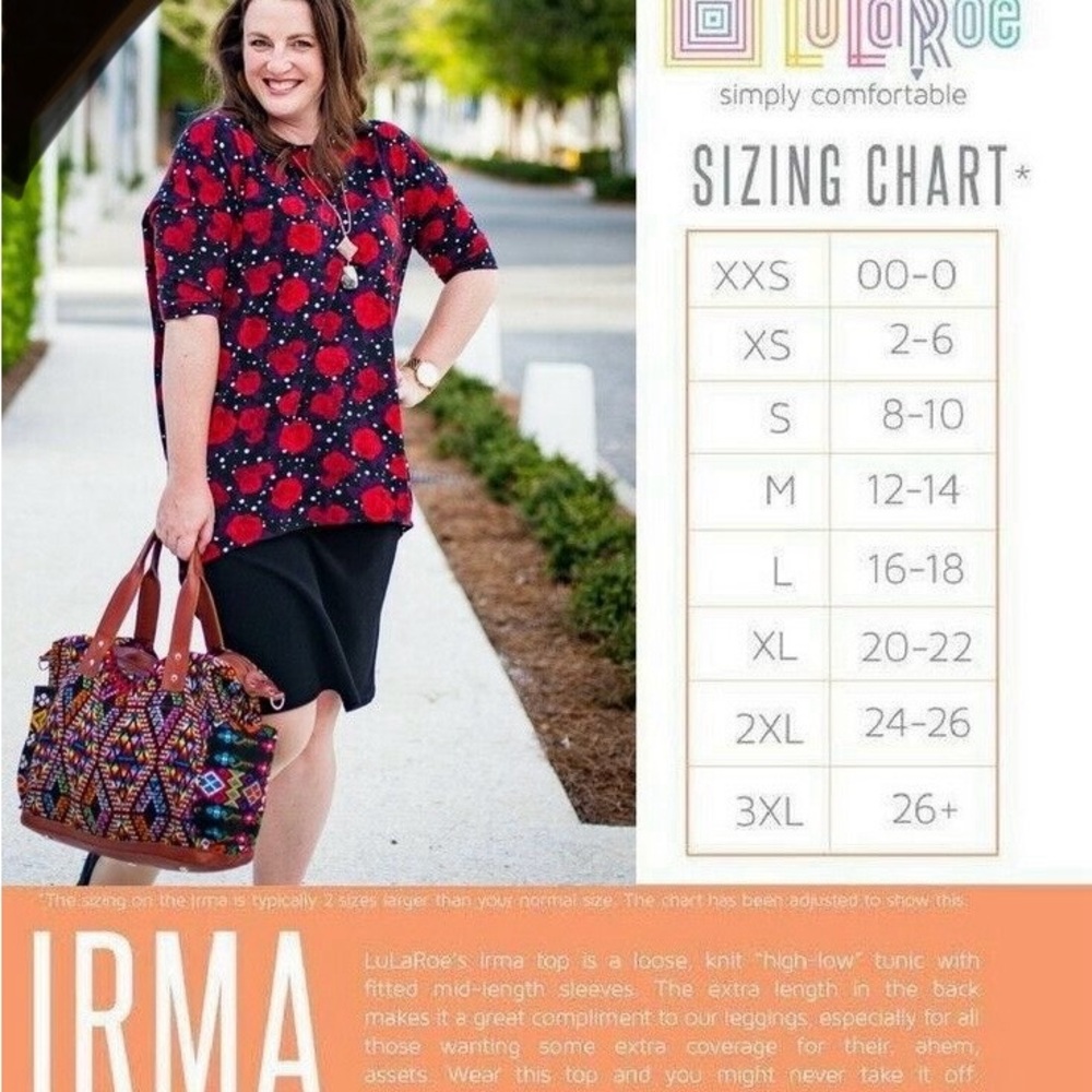 Disney Ariel Lularoe Irma Size Large - Picture 10 of 12